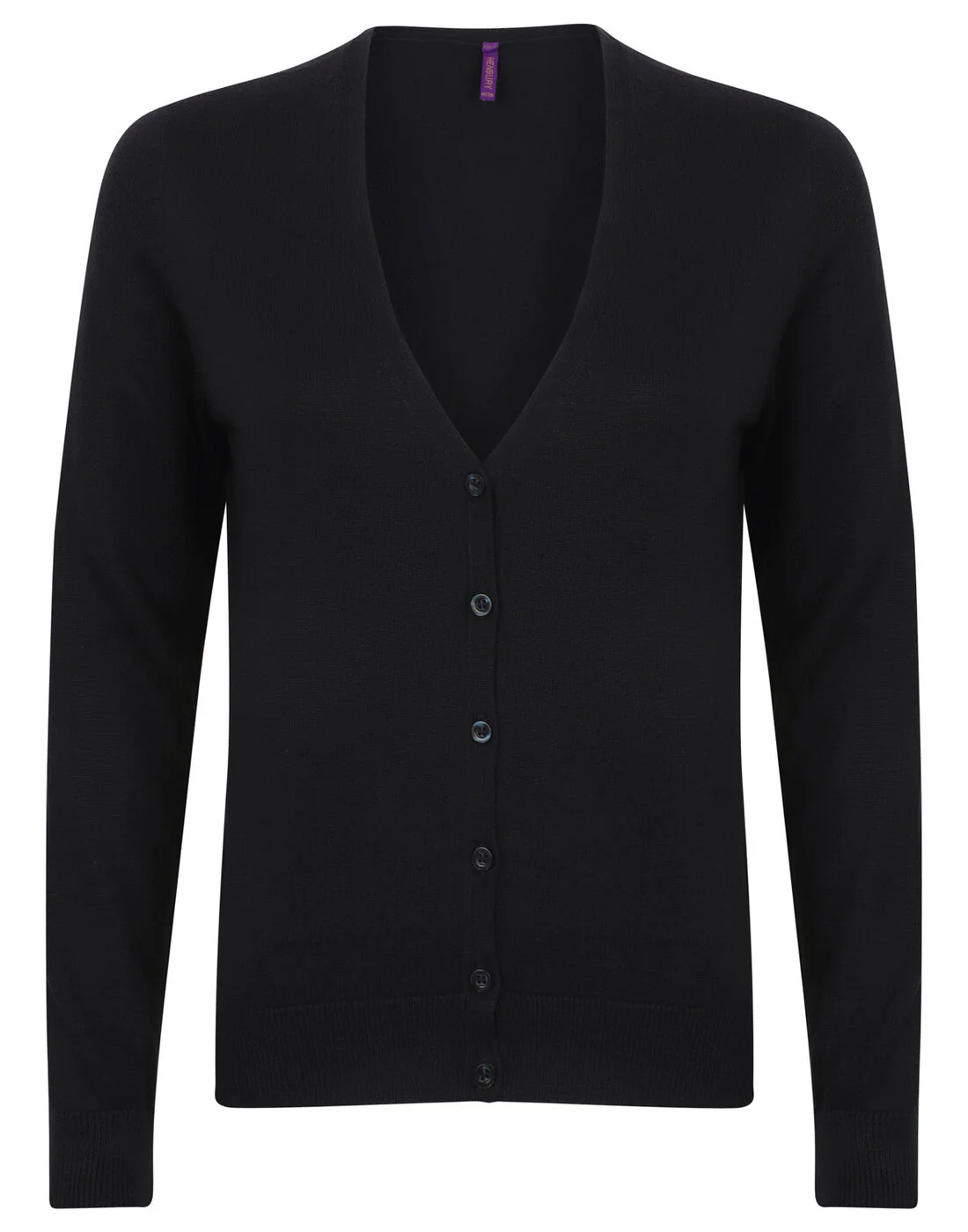 Henbury Ladies Lightweight V-Neck Cardigan - Image 4