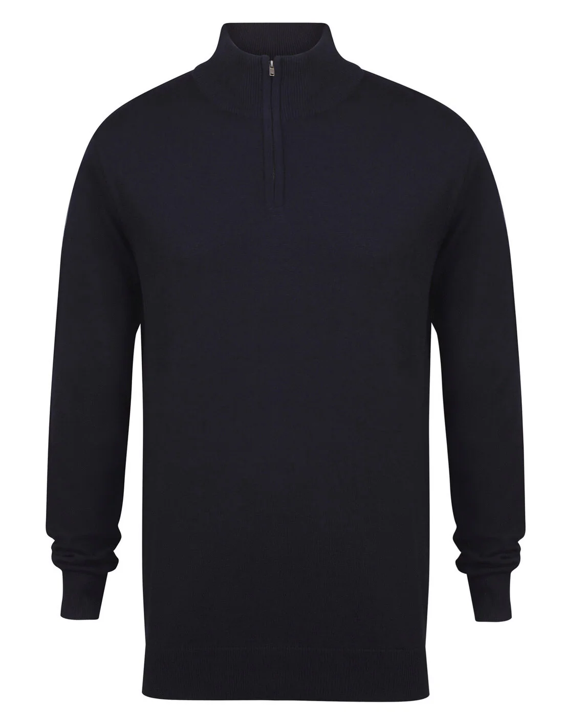 Henbury Quarter Zip Jumper - Image 4