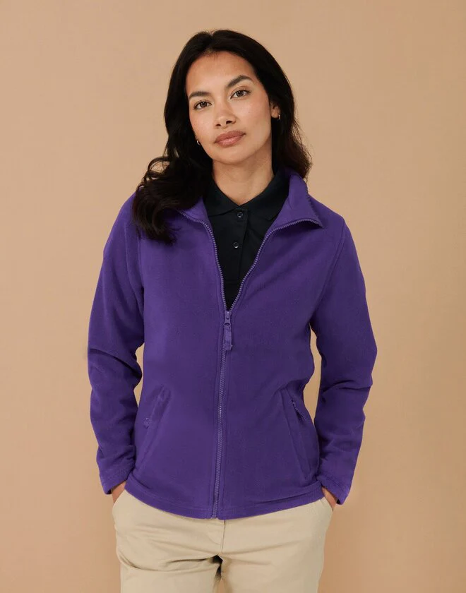 Henbury Ladies Microfleece Jacket - Image 3