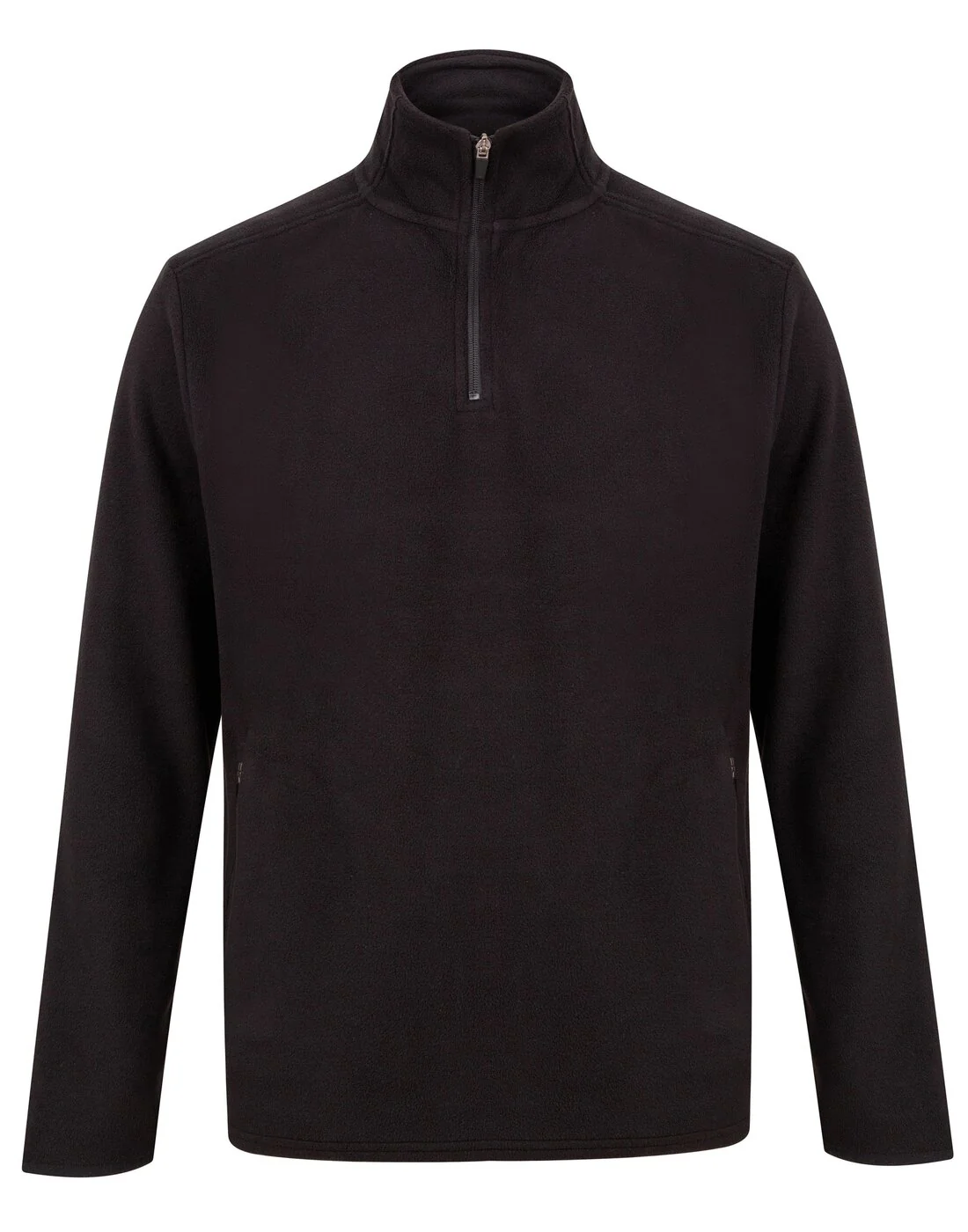 Henbury Mens 1/4 Zip Mircrofleece - Image 3