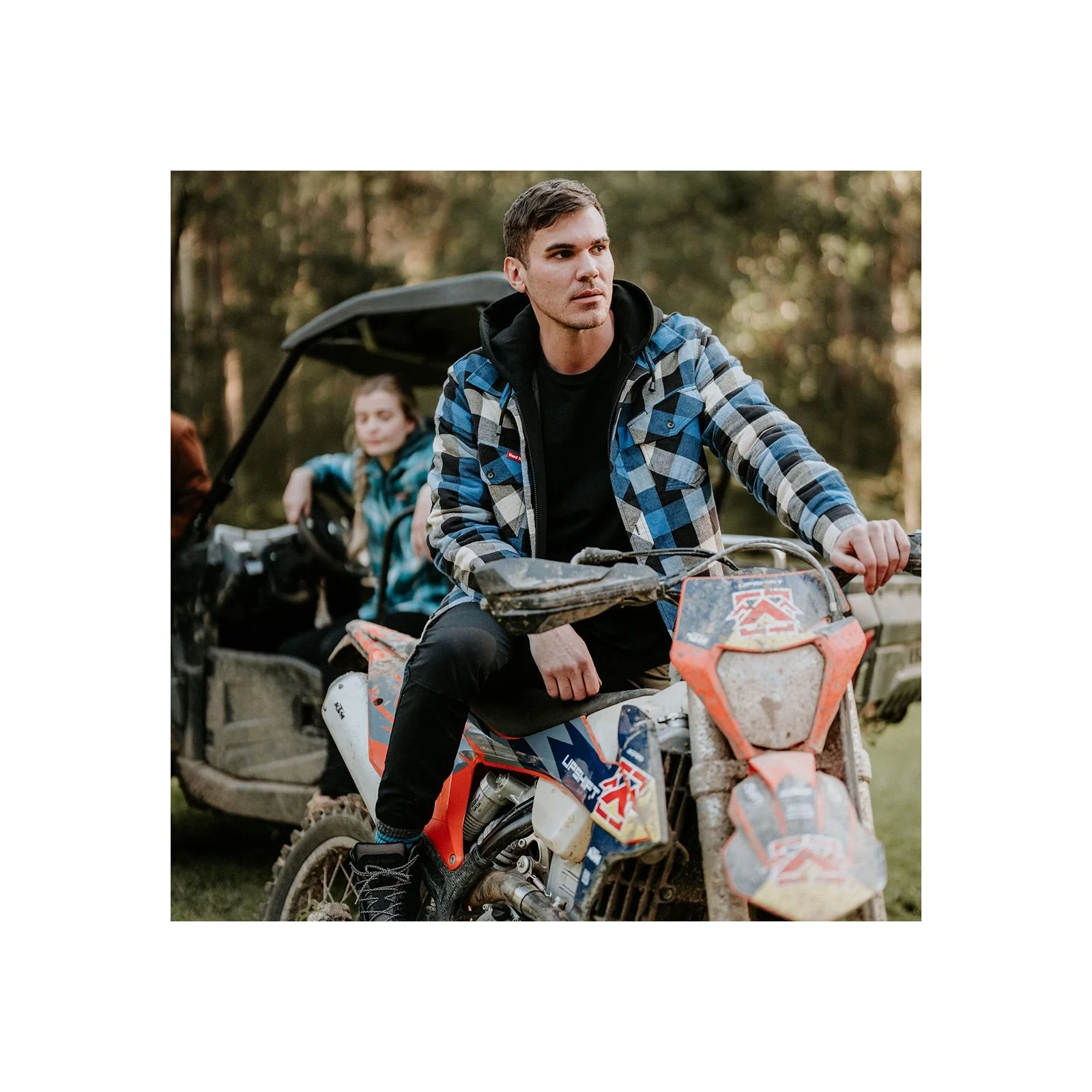 Hard Yakka Quilted Flannel Shacket - Image 5