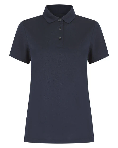 Henbury Ladies Recycled Polyester Polo Shirt - Image 3