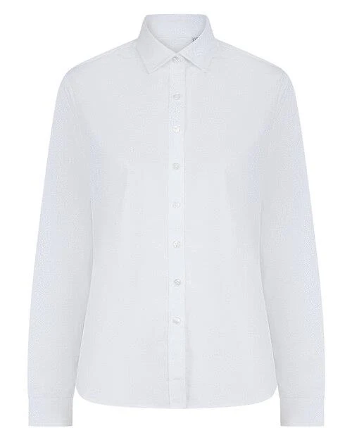 Henbury Long Sleeve Cotton Feel Shirt - Image 3
