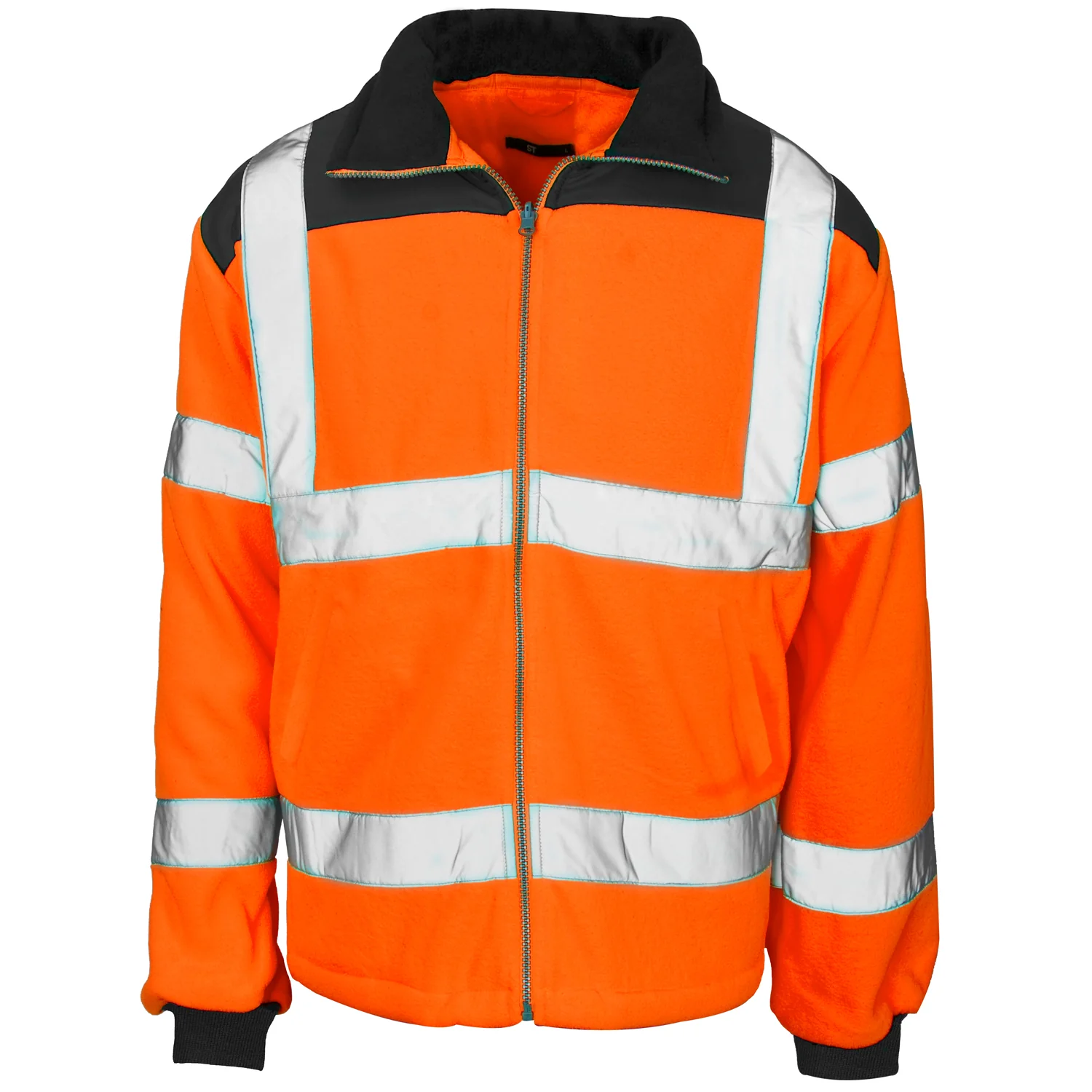 Supertouch Hi Vis Fleece Jacket - Rain Patch - Image 2