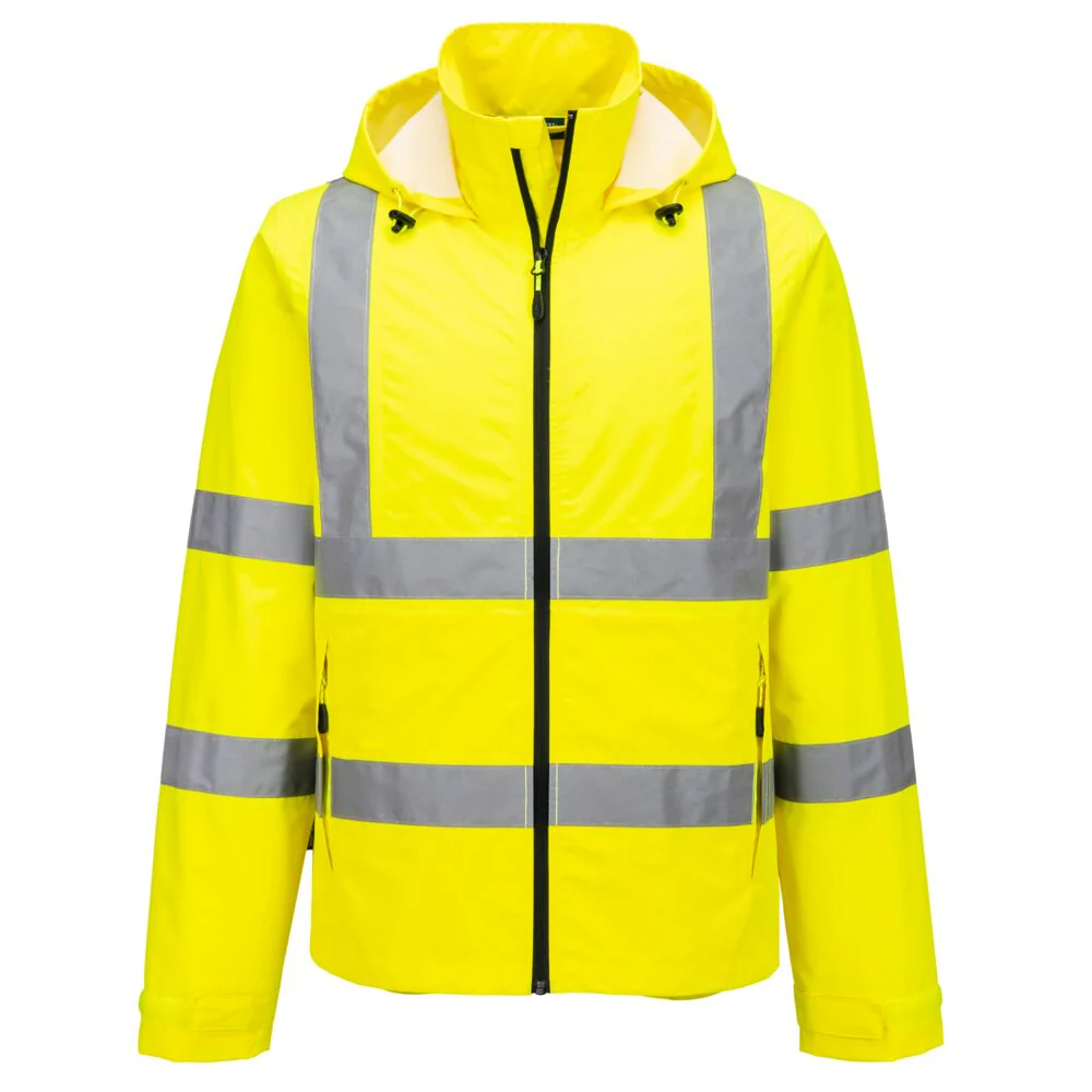Portwest Hi-Vis Lightweight Packable Jacket - Image 4