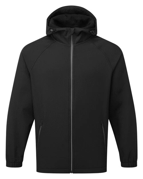 2786 Hooded Two Layer Softshell Jacket - TS009M - Image 2