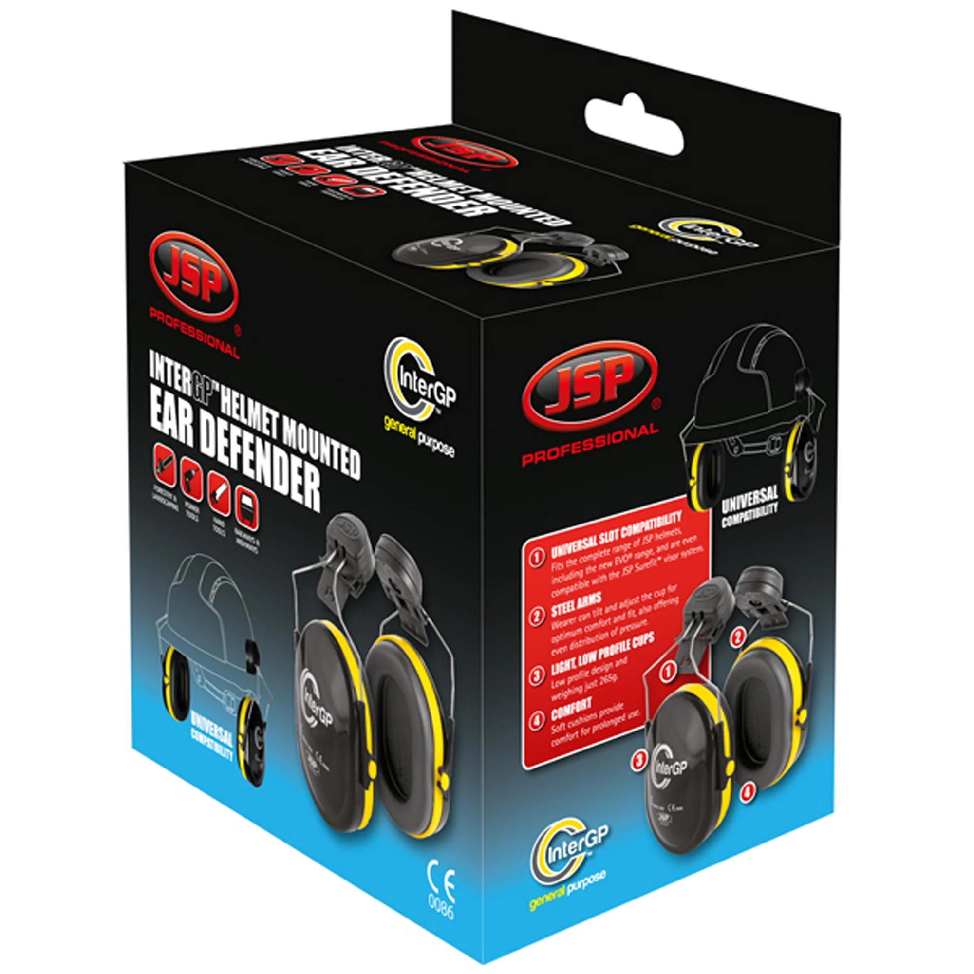 JSP InterGP Mounted Ear Defenders - Image 4