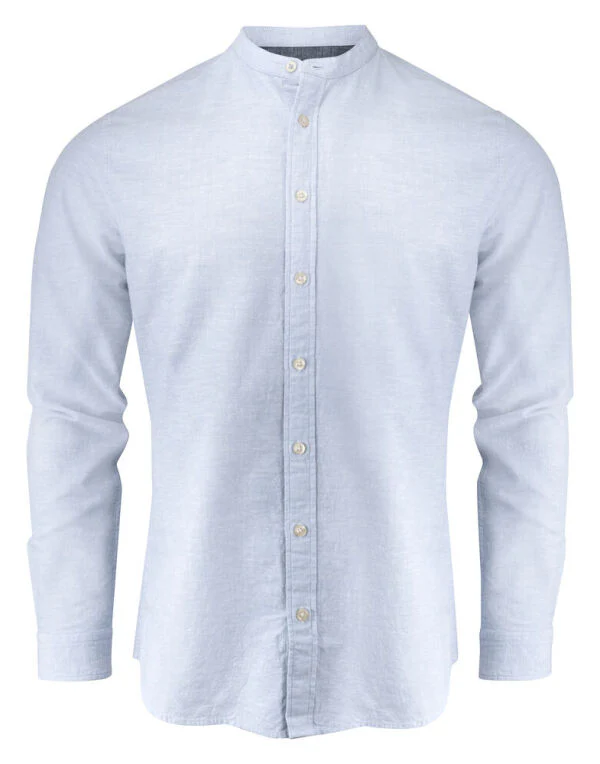 James Harvest Townsend Linen-Blend Shirt - Image 3