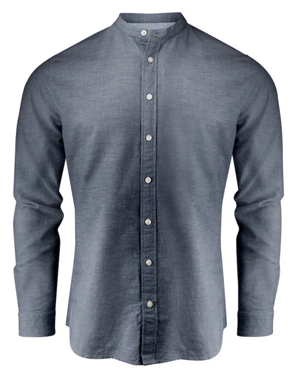 James Harvest Townsend Linen-Blend Shirt - Image 4