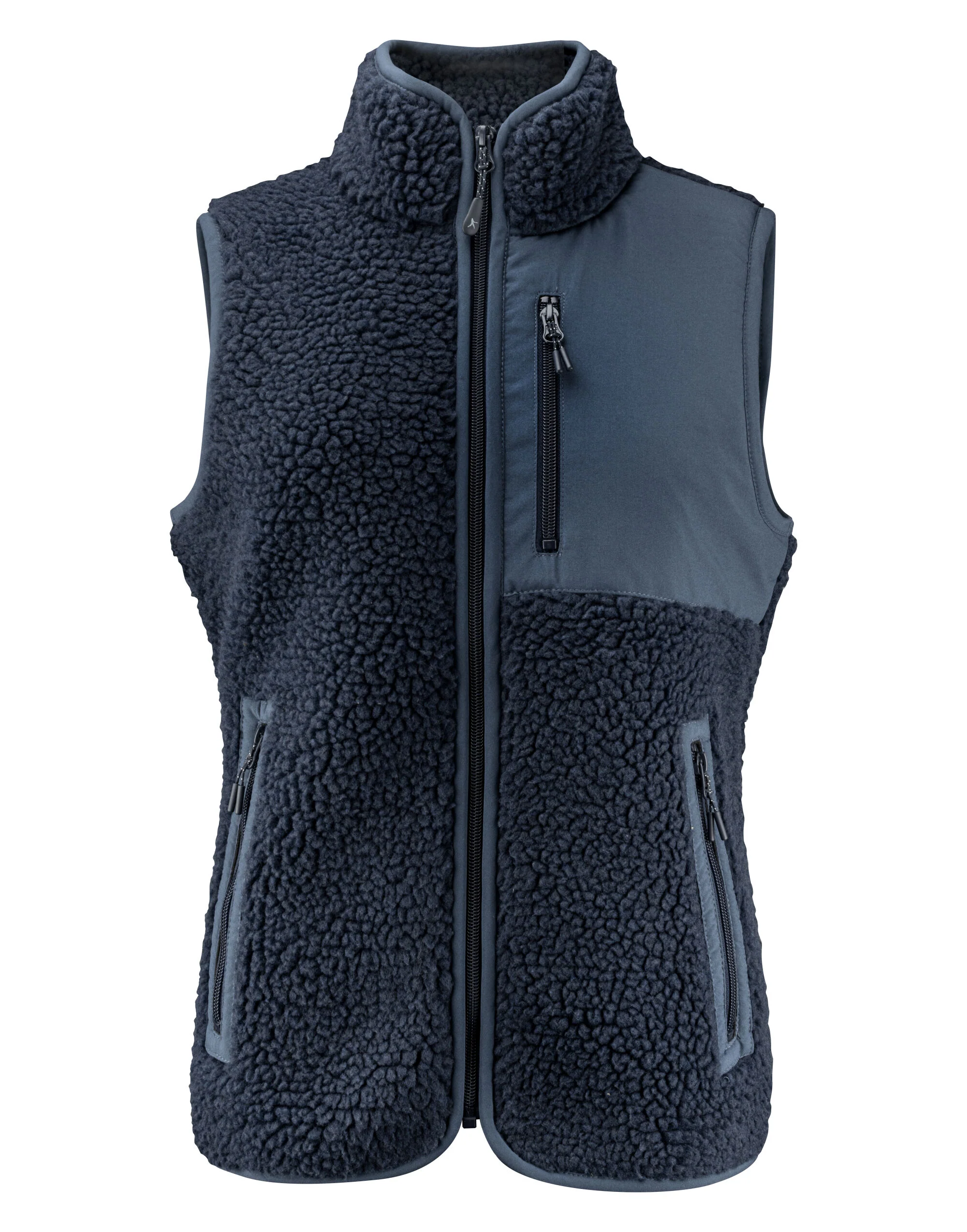 James Harvest Ladies Kingsley Sherpa Fleece Vest - Image 4