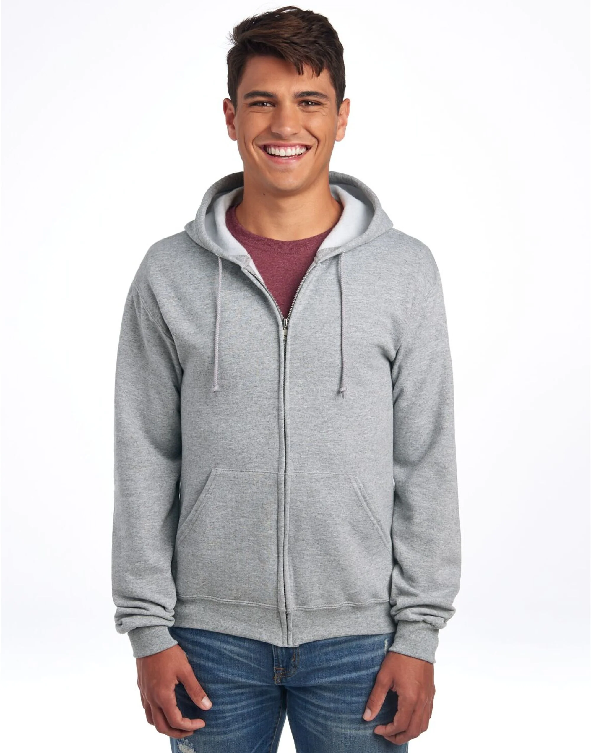 Jerzees NuBlend Full-Zip Hooded Sweatshirt - Image 2