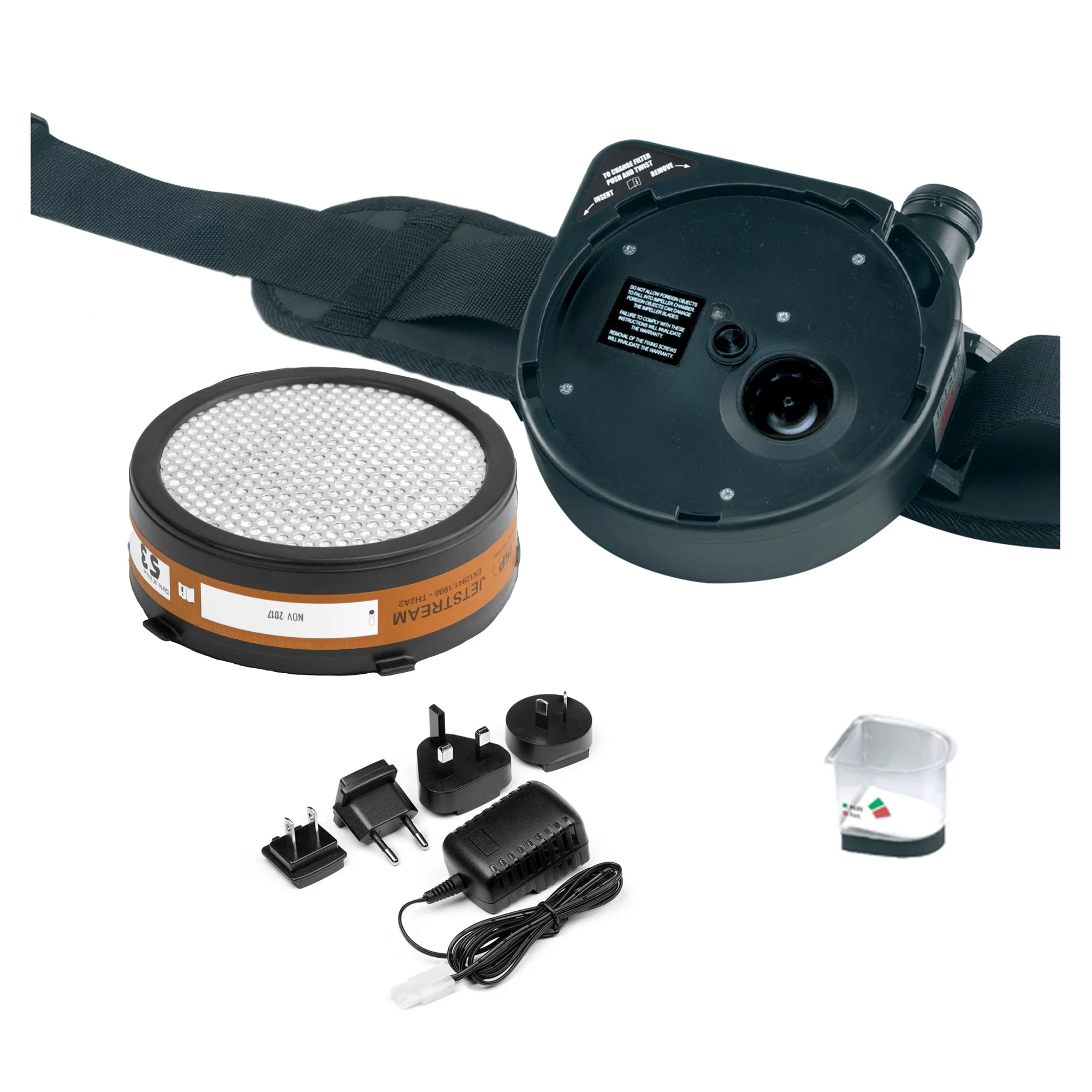 JSP Jetstream 8hr Waist Mounted Multi Plug Power Unit Complete - A2