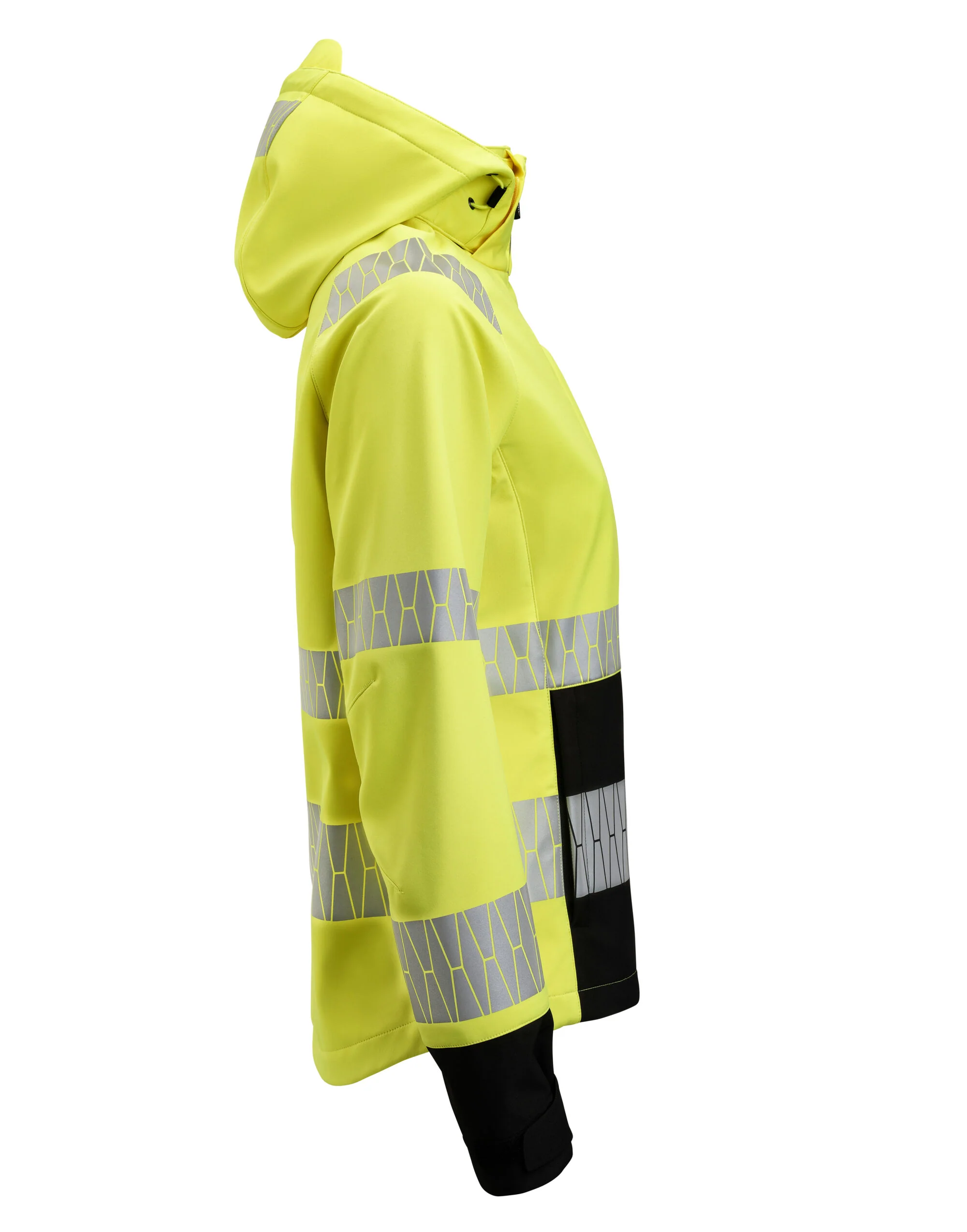 Jobman Women'S Softshell Jacket Hi-Vis - Image 2