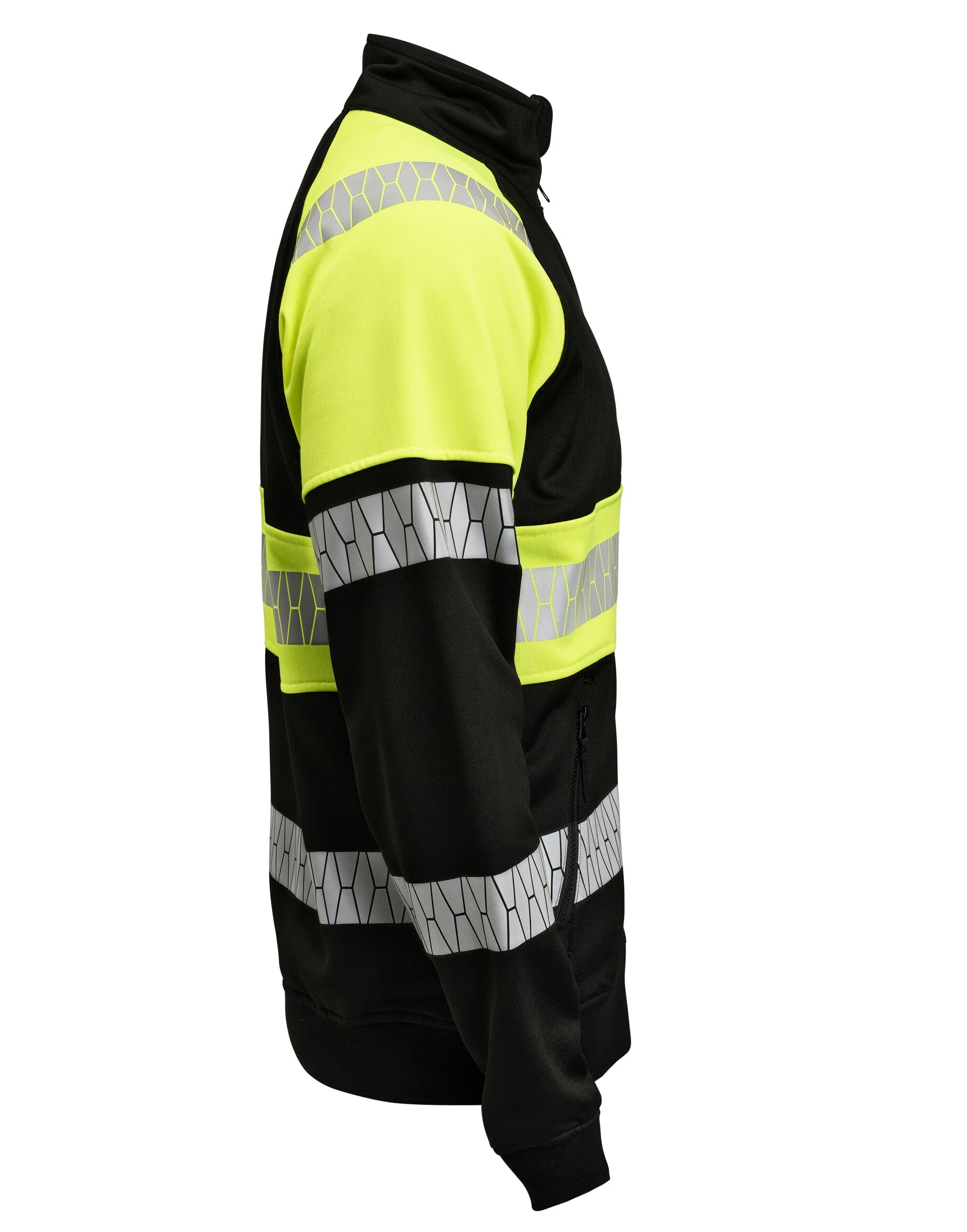Jobman Sweatshirt Full-Zip Hi-Vis - Image 2