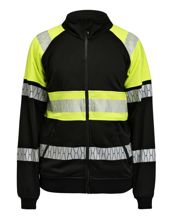 Jobman Sweatshirt Full-Zip Hi-Vis - Image 4