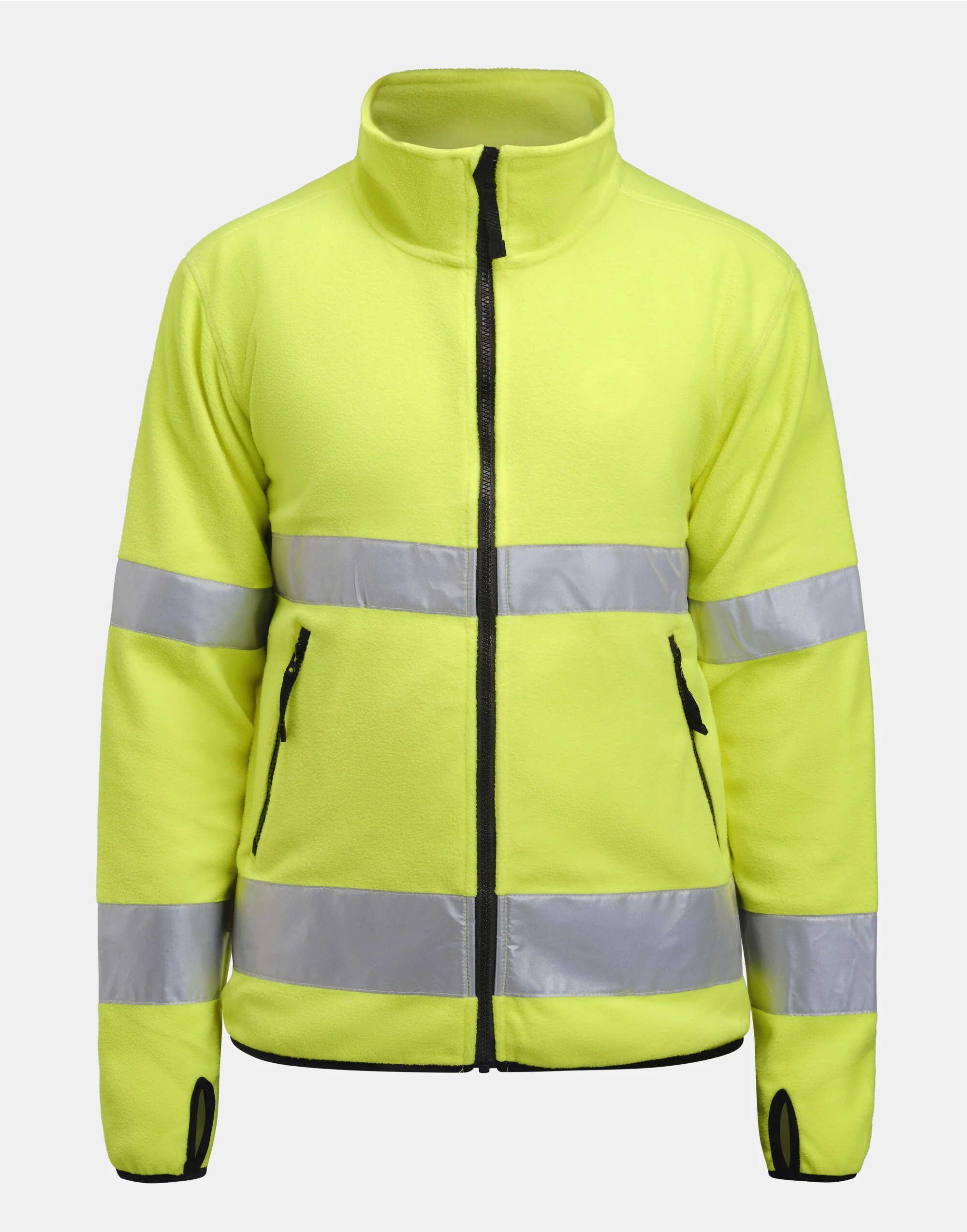 Jobman Fleece Jacket Hi-Vis - Image 5