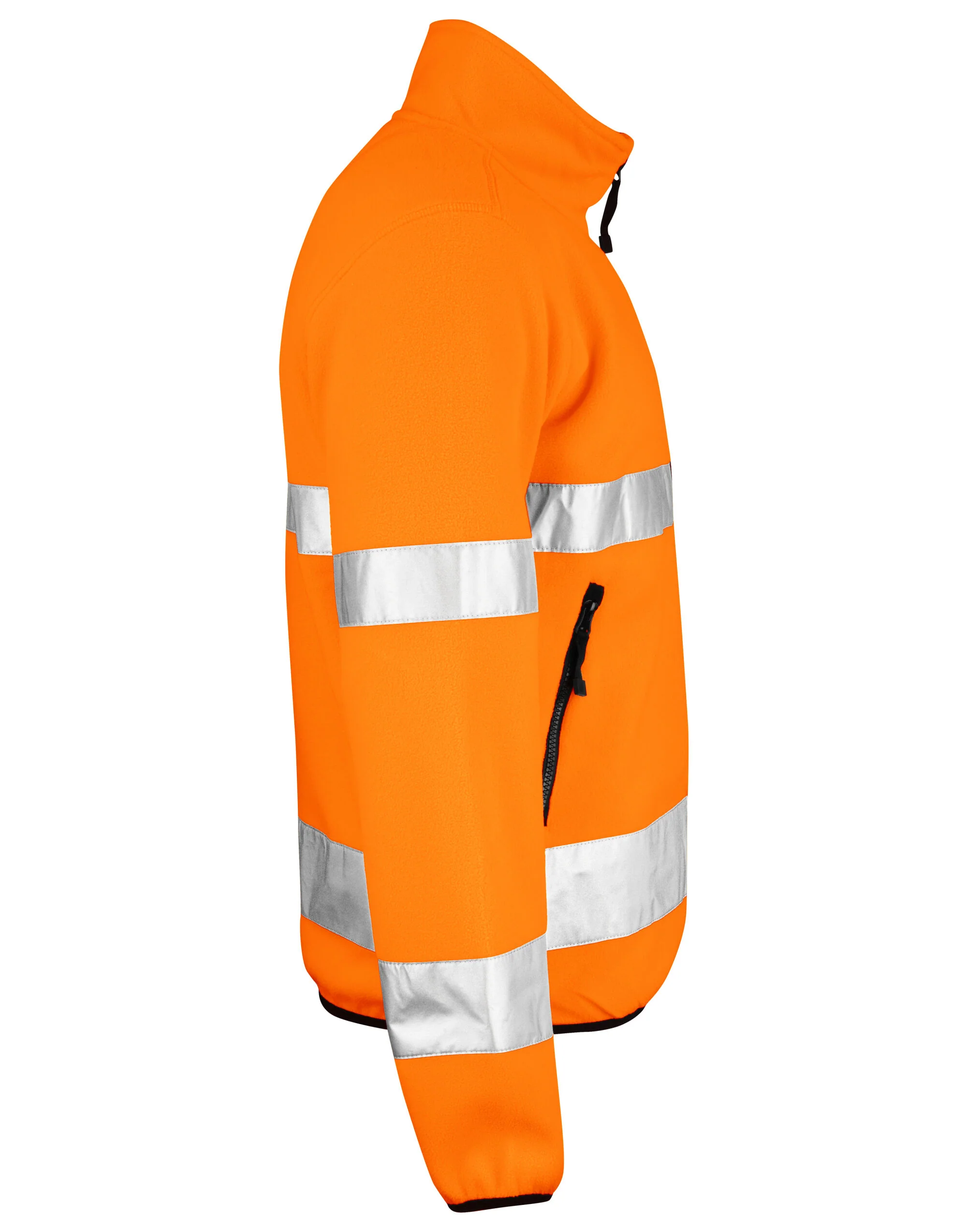 Jobman Fleece Jacket Hi-Vis - Image 6