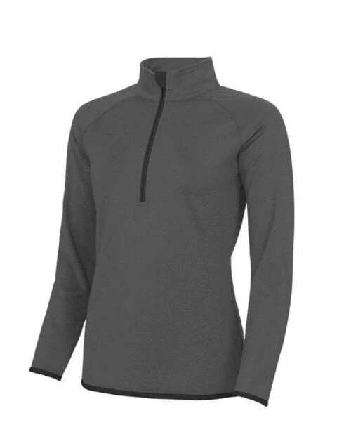 Just Cool by AWDis Womens Cool 1/2 Zip Sweat - JC036 - Image 3