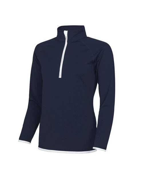 Just Cool by AWDis Womens Cool 1/2 Zip Sweat - JC036 - Image 4