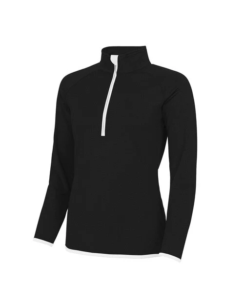 Just Cool by AWDis Womens Cool 1/2 Zip Sweat - JC036 - Image 5