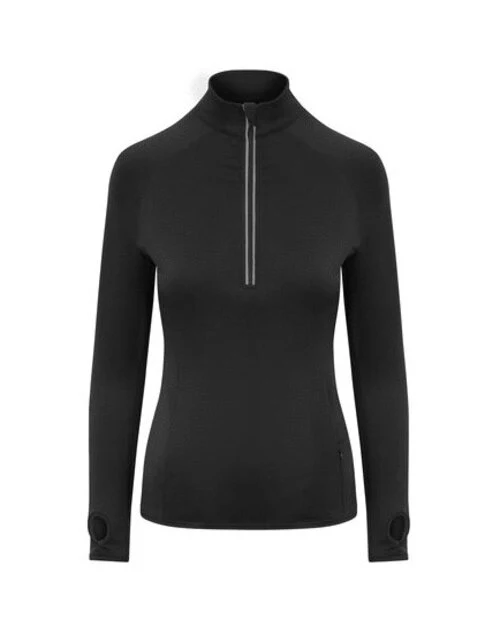 Just Cool by AWDis Womens Cool Flex 1/2 Zip Top - JC035 - Image 3