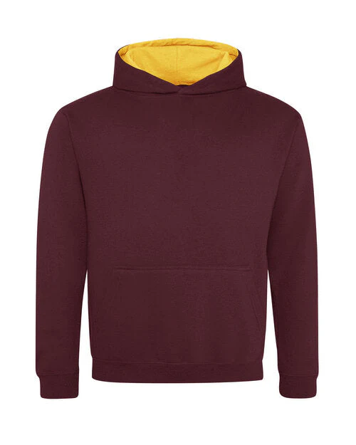 Just Hoods by AWDis Kids Varsity Hoodie - JH003B - Image 3