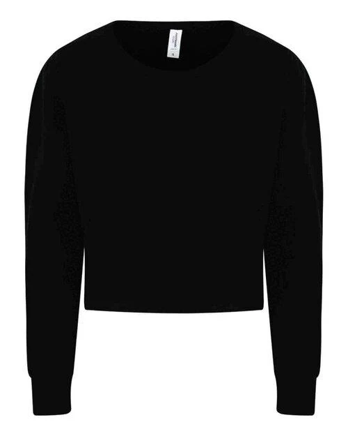 Just Hoods by AWDis Ladies Cropped Sweat - Image 2