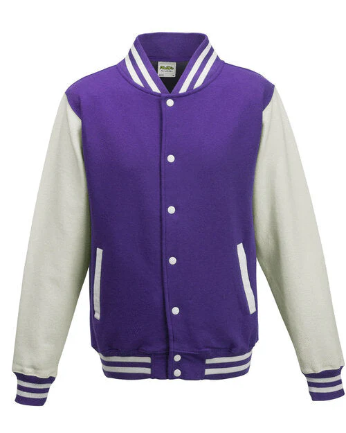 Just Hoods by AWDis Varsity Jacket - JH043 - Image 16
