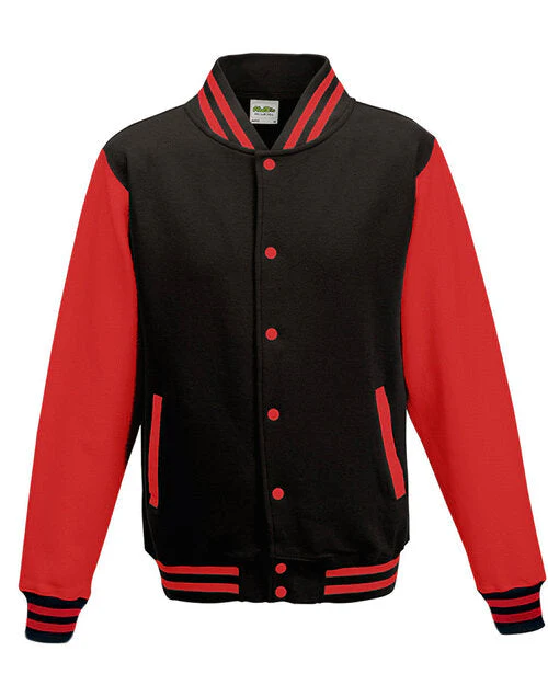 Just Hoods by AWDis Varsity Jacket - JH043 - Image 8