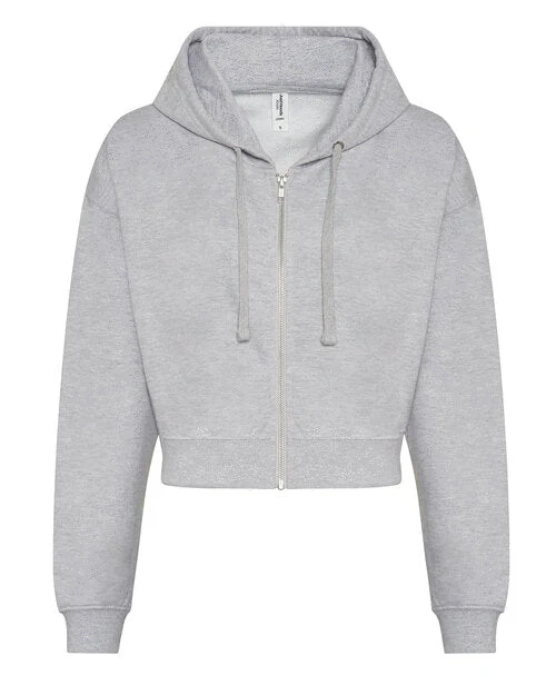 Just Hoods by AWDis Womens Fashion Crop Zoodie - JH065 - Image 5