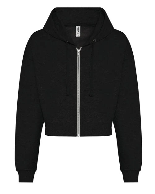 Just Hoods by AWDis Womens Fashion Crop Zoodie - JH065 - Image 6