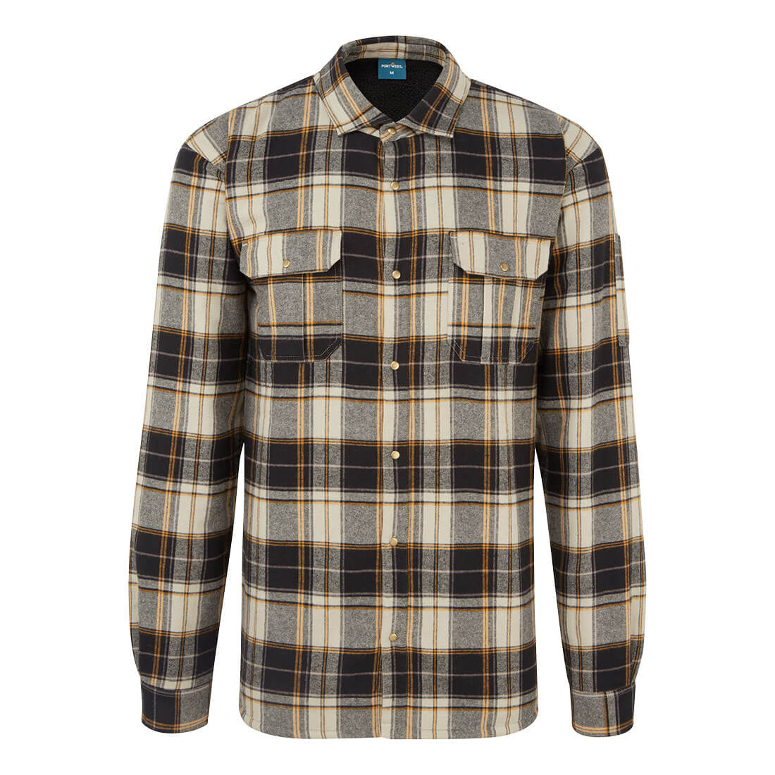Portwest KA3 Sherpa Lined Check Shirt - Image 3