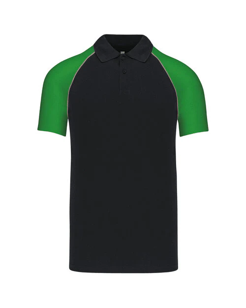 Kariban Baseball Polo Shirt - KB226M - Image 2