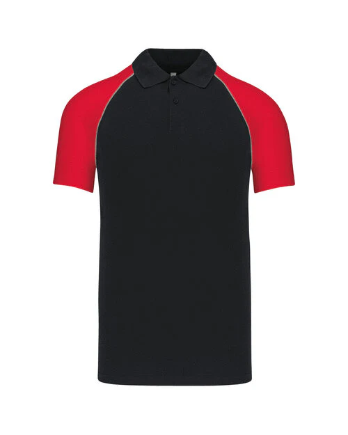 Kariban Baseball Polo Shirt - KB226M - Image 3