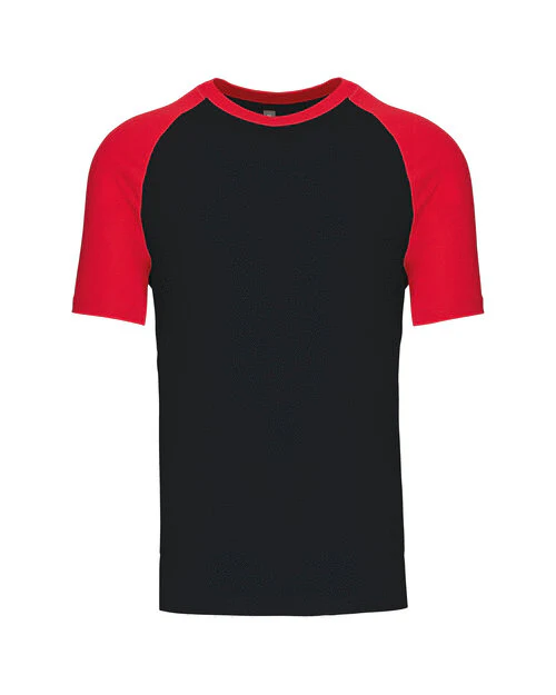 Kariban Contrast Baseball T-Shirt - KB330M - Image 2