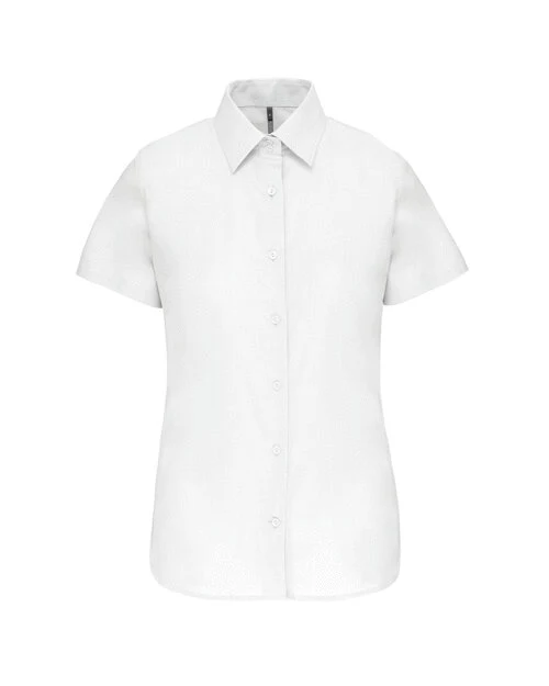 Kariban Ladies Short Sleeve Oxford Shirt - KB536M - Image 2