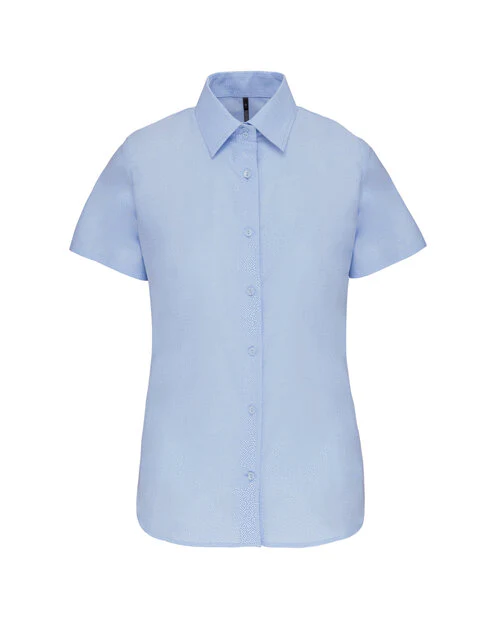 Kariban Ladies Short Sleeve Oxford Shirt - KB536M - Image 3