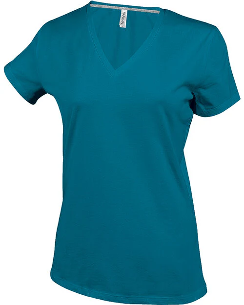 Kariban Ladies Short Sleeve V-Neck T-Shirt - KB381M - Image 10