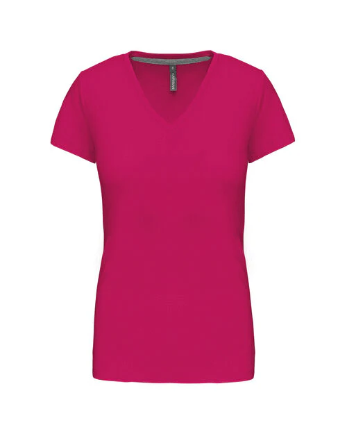 Kariban Ladies Short Sleeve V-Neck T-Shirt - KB381M - Image 4