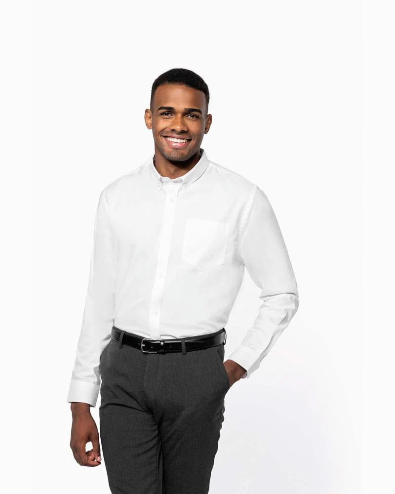Kariban Mens Long Sleeve Easy Care Oxford Shirt - KB533M