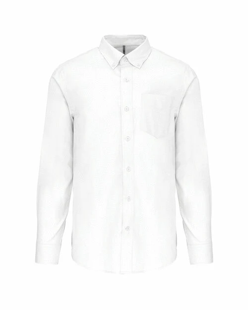 Kariban Mens Long Sleeve Easy Care Oxford Shirt - KB533M - Image 2