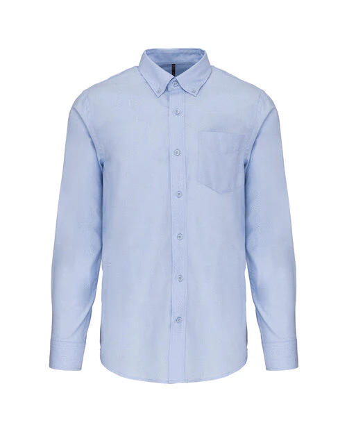 Kariban Mens Long Sleeve Easy Care Oxford Shirt - KB533M - Image 3
