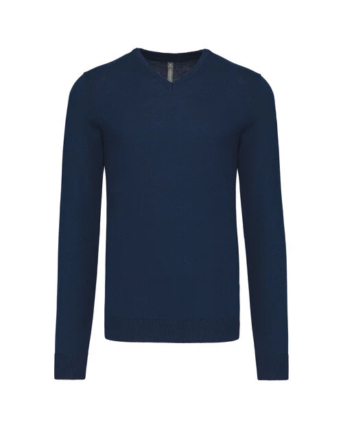 Kariban Mens V-Neck Jumper - KB965M - Image 2