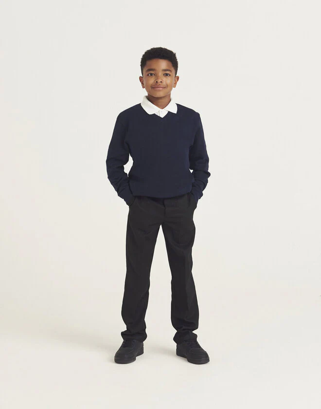 AWDis Academy Kids Academy V-Neck Sweatshirt - AC003B - Image 8
