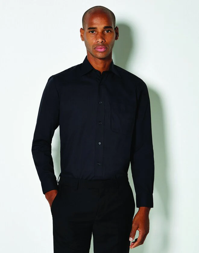 Kustom Kit KK104 Classic Fit Long Sleeve Business Shirt - Image 2