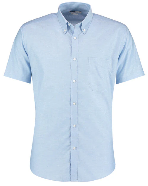 Kustom Kit KK183 Slim Fit Workwear Oxford Short Sleeve Shirt - Image 3