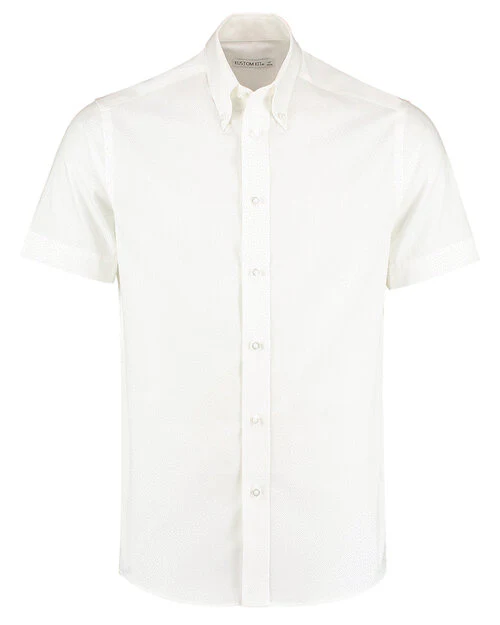 Kustom Kit KK187 Tailored Premium Short Sleeve Oxford Shirt - Image 4