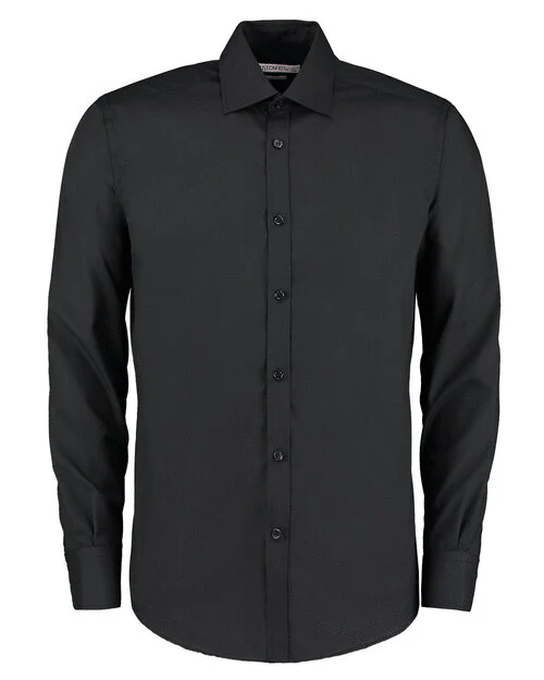Kustom Kit KK192 Slim Fit Business Long Sleeve Shirt - Image 3