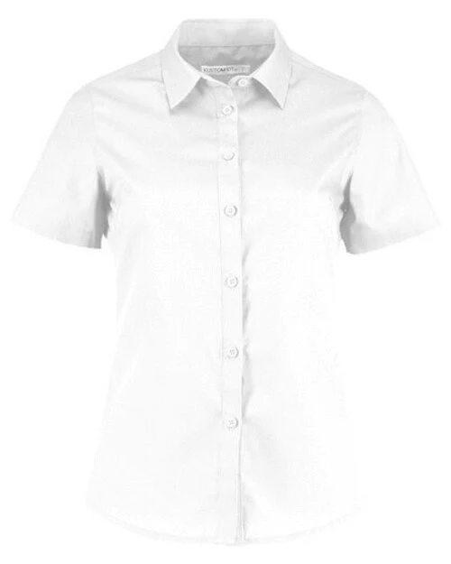 Kustom Kit KK241 Ladies Tailored Fit Poplin Short Sleeve Shirt - Image 7