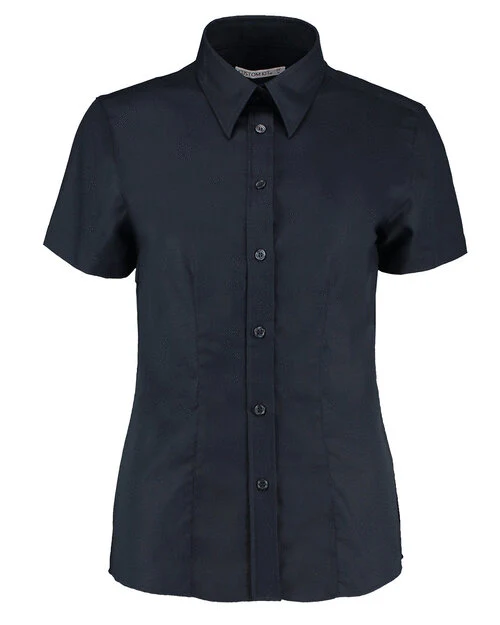 Kustom Kit KK360 Ladies Tailored Fit Workwear Oxford Short Sleeve Shirt - Image 4